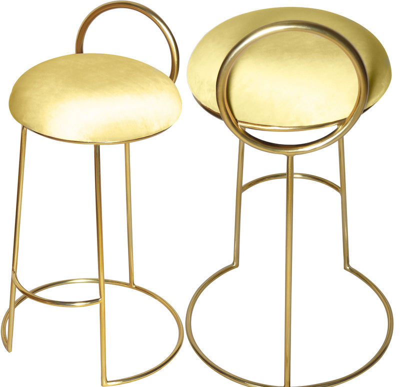 Ring - Counter Stool with Gold Legs