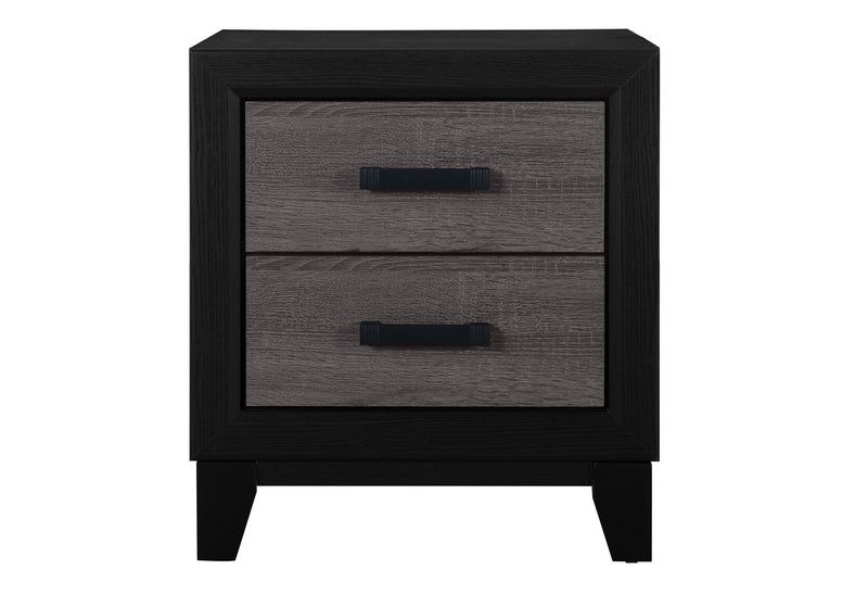 Lisbon - Nightstand - Gray / Black