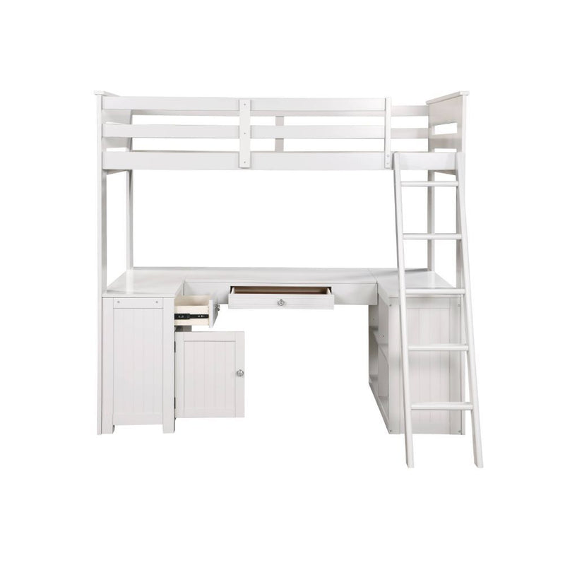 Ambar - Loft Bed - Light Gray