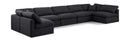 Indulge - Linen 7 Piece Modular U-Shaped Sectional