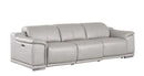 2679 - Genuine Leather Sofa With Dual Power Recliners