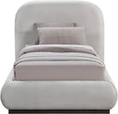 Vaughn - Chenille Bed With Black Base