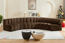 Arc - Velvet 6 Piece U-Shaped Modular Sofa