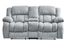 U250 - Reclining Sofa / Console Reclining Loveseat - Gray