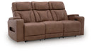 Clean-Slate - Power Reclining Sofa / Adj Headrest - Caramel