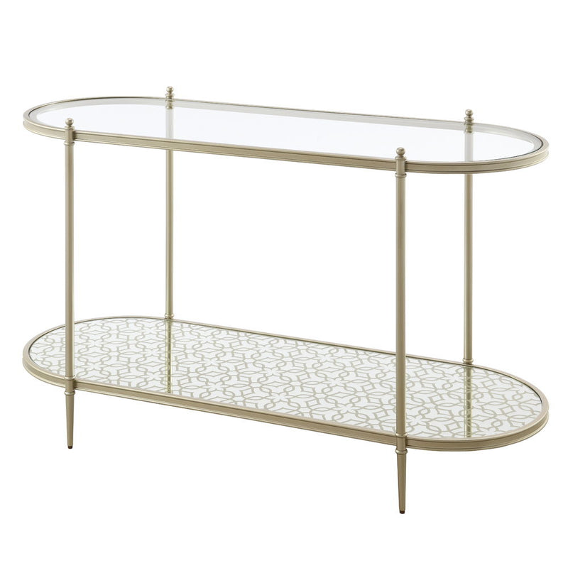 Zaba - Sofa Table - Pearl Silver