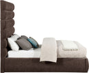 Adam - Chenille Fabric Bed With 70.5" Headboard