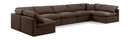 Indulge - Velvet 7 Piece Modular U-Shaped Sectional