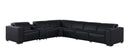 1208 - 7 Piece L-Shaped Leather Reclining Sectional With 3 Power Recliners