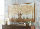 Dalewick - Wall Art - Brown / Gray / Gold Finish