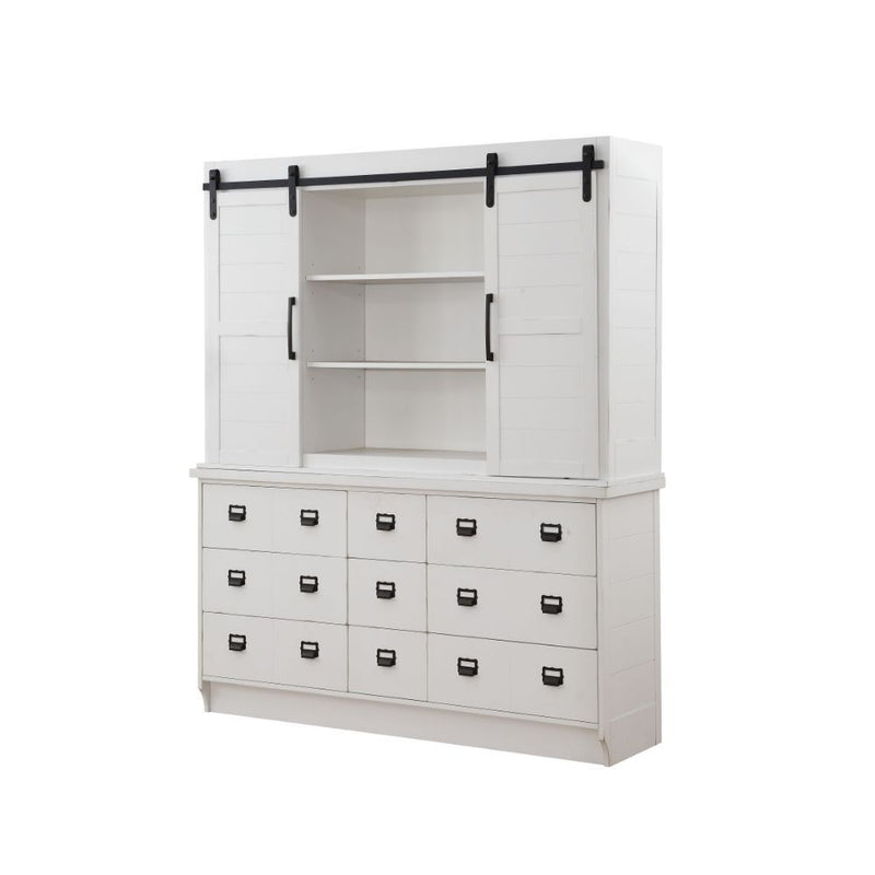Renske - Buffet & Hutch - Antique White