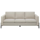 Tilly - Upholstered Track Arm Sofa Set