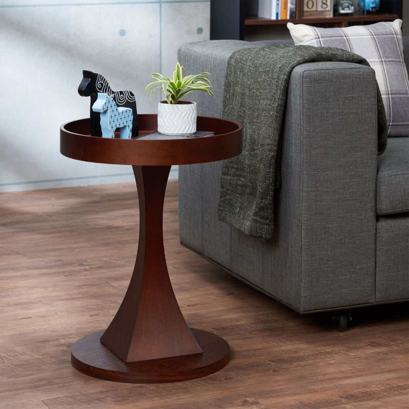 Dinnen - End Table - Walnut