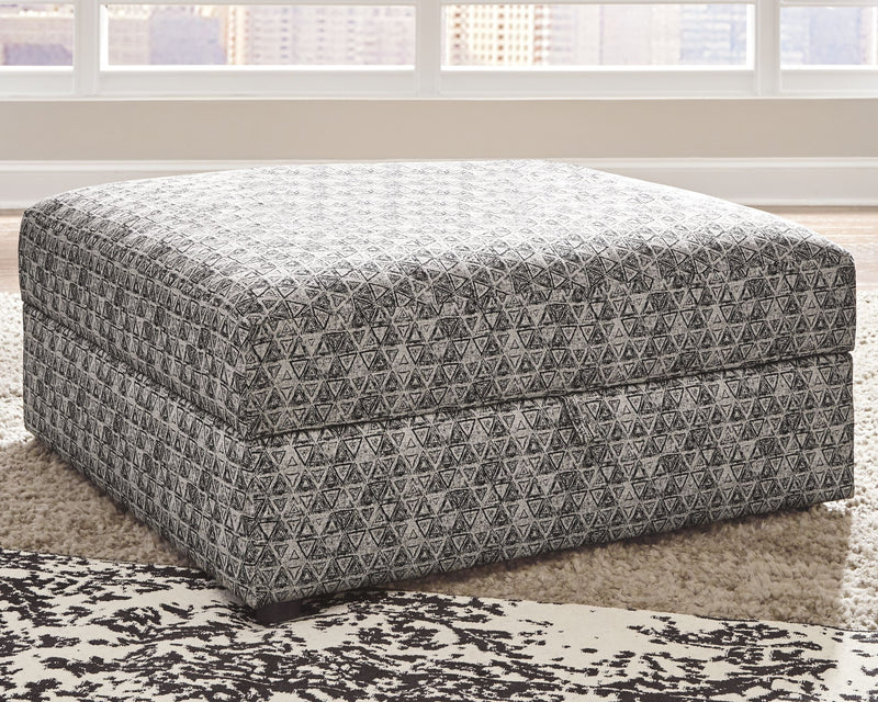 Kellway - Bisque - Ottoman With Storage