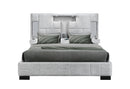 Oscar - Queen Bed Without Wood Trim - Gray