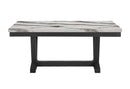 D1319 - Dining Table - Black / White