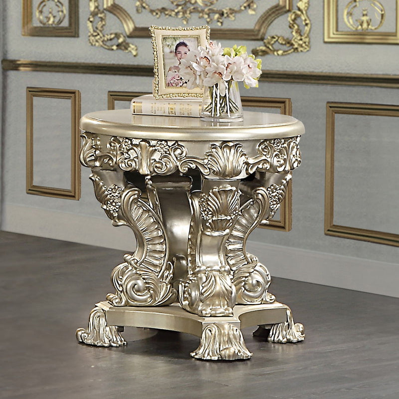 Sorina - End Table - Antique Gold