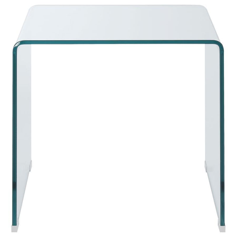 Ripley - Rectangular Tempered Bent Glass Table