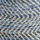 Chevron - Pouf - Blue