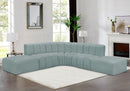 Arc - Faux Leather 6 Piece Corner Modular Sofa