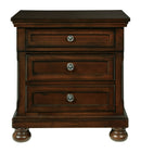 Porter - Two Drawer Night Stand - Dark Brown