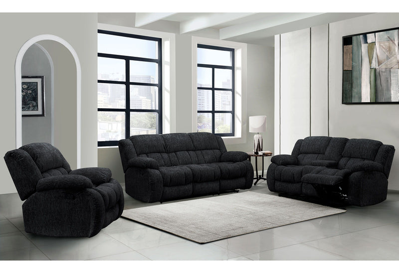 U250 - Reclining Sofa - Ebony