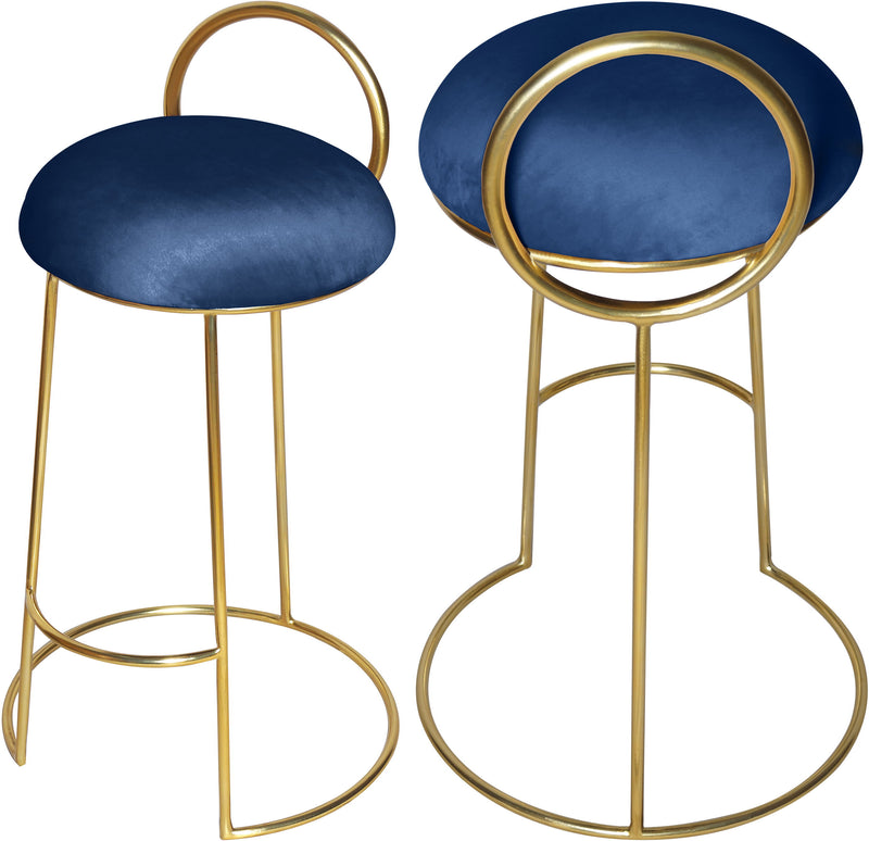 Ring - Counter Stool with Gold Legs