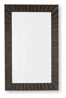 Advin - Accent Mirror - Dark Brown