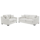 Ashlyn - Upholstered Track Arm Sofa Set