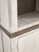 Havalance - 4 Pc. - Entertainment Center - 67" TV Stand - Brown / Beige