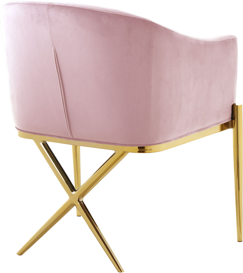 Xavier - Dining Chair with Gold Legs