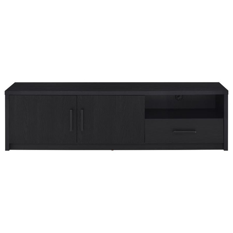 Murray - 70" 2-Door TV Stand Media Console - Black