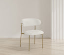 Lupita - Dining Chair With Brushed Gold Legs(Set of 2)