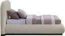 Vaughn - Chenille Bed With Black Base