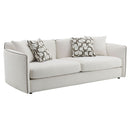 Yolanda - Sofa With 4 Pillows - Beige Chenille