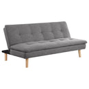 Scout - Upholstered Tufted Convertible Sofa Bed - Gray