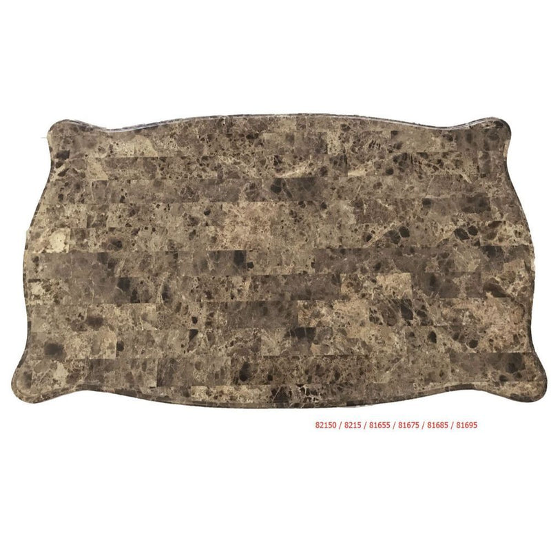 Mehadi - Coffee Table - Marble Top & Walnut