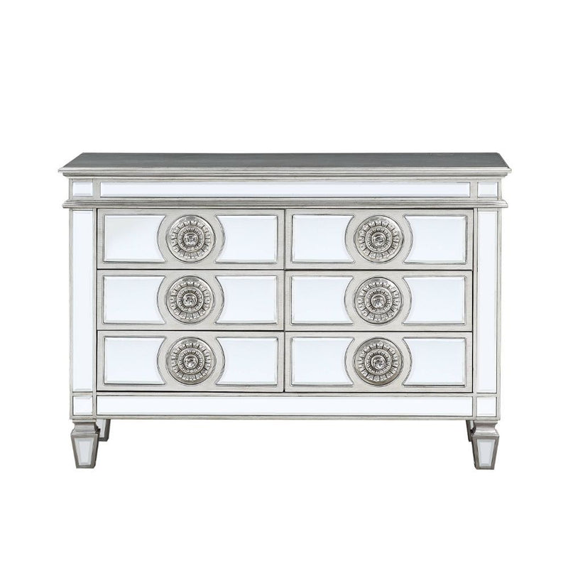 Varian - 34" Server - Mirrored & Antique Platinum