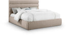 Adam - Linen Fabric Bed With 52" Headboard
