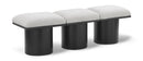 Pavilion - 3 Piece Modular Bench With Black Base