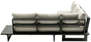 Maldives - Water Resistant Outdoor Patio Sectional With Gray Frame