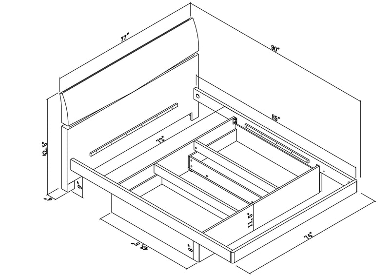 Wynn - Storage Bed