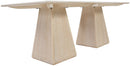 Atrium - Glass Top And Wood Base Dining Table