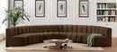 Arc - Velvet 8 Piece U-Shaped Modular Sofa