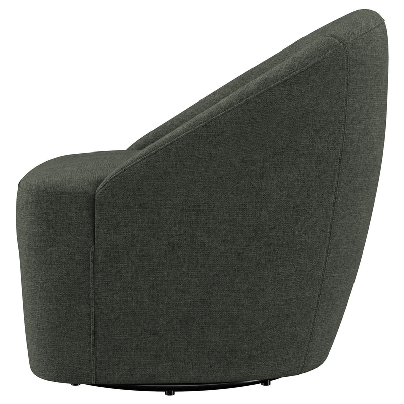 Leon - Upholstered Barrel Accent Swivel Chair