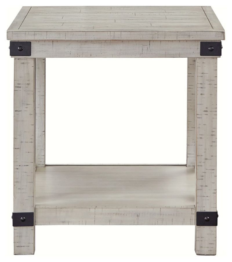 Carynhurst - Whitewash - Rectangular End Table