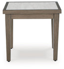 Rainier Ranch - Square End Table - Brown / Beige