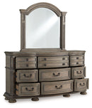 Ardenfield - Dresser And Mirror - Light Brown