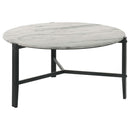 Tandi - Round Faux Marble Table