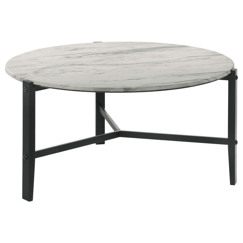 Tandi - Round Faux Marble Table